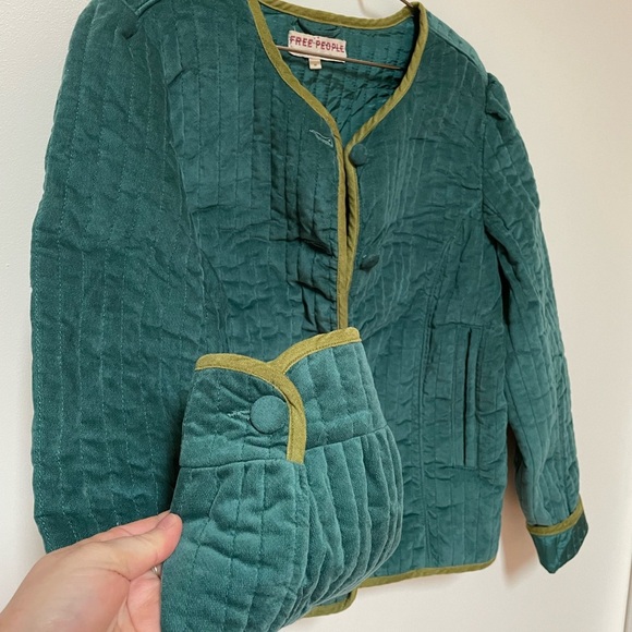 NWOT Free People We The Free Natalia Velvet Jacket Size Medium - Picture 8 of 16